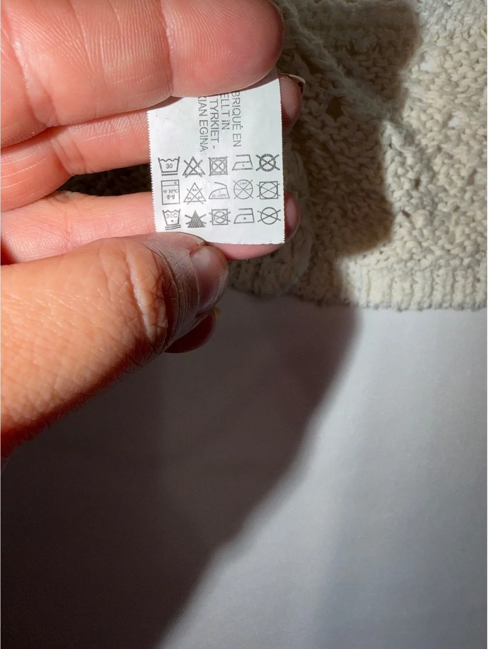 ZARA Girls' Crochet Knit Cardigan Size 6-7 Years